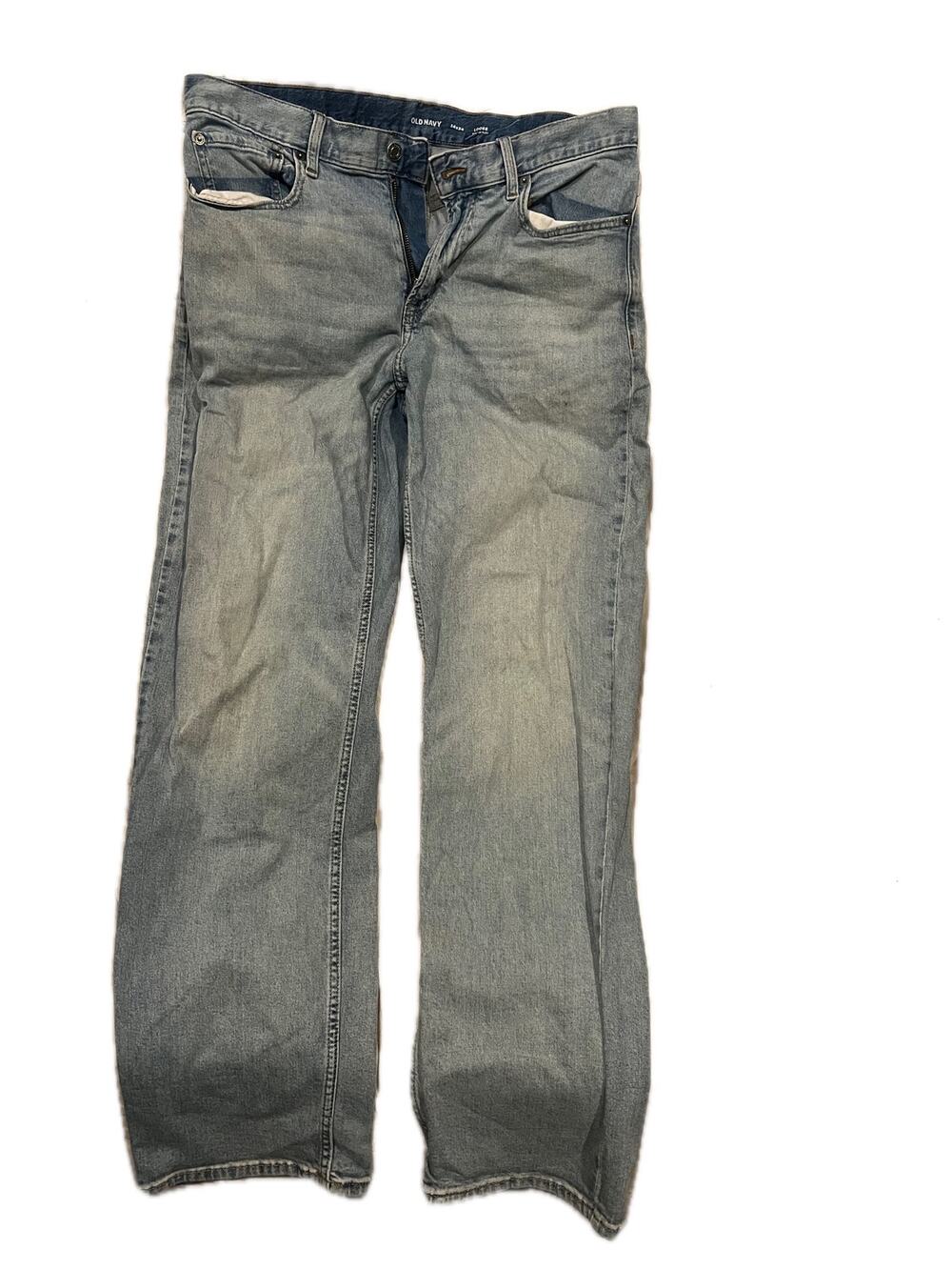 Old Navy Loose Blue Jeans Mens 34x34